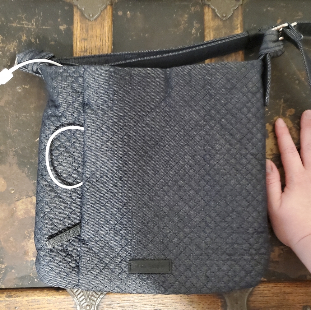 Vera Bradley Denim Tech Crossbody Purse -EUC